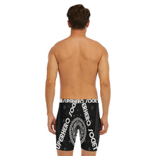 Load image into Gallery viewer, Superhero Society Black Shield Long Boxer Briefs
