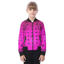 Load image into Gallery viewer, Superhero Society Pink Gem Kid&#39;s Raglan Sleeve Jacket
