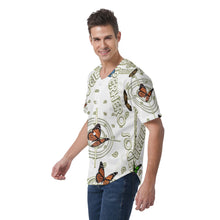 Load image into Gallery viewer, Superhero Society Golden Butterfly Short Sleeve Baseball Jersey
