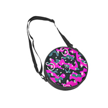 Load image into Gallery viewer, Superhero Society Jazzmen Pink Camouflage Round Satchel Bags
