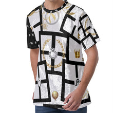 Load image into Gallery viewer, S Society Imperial Gold Men&#39;s Velvet T-Shirt

