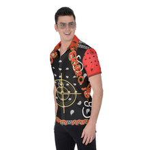 Load image into Gallery viewer, Superhero Society OG Classic Red Men&#39;s Short Sleeve Button Up Shirt
