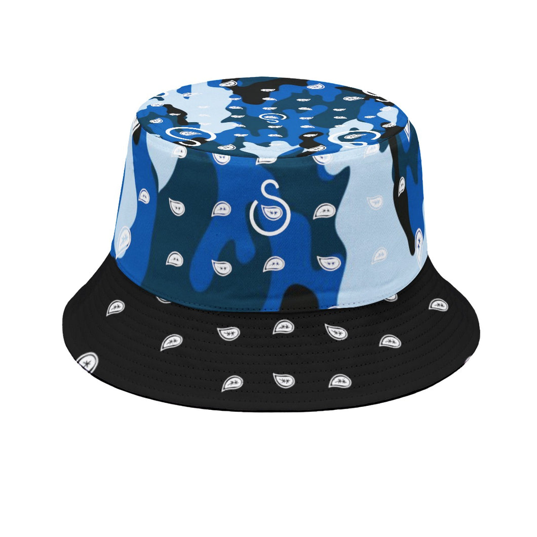 Superhero Society Wavy Blue Camouflage Boss Fisherman Hat