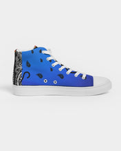 Load image into Gallery viewer, Superhero Society Blue Night Men&#39;s Hightop Canvas Shoe
