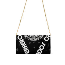 Load image into Gallery viewer, Superhero Society Black Shield Berlin Shoulder Bag w/ Chain
