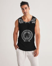 Load image into Gallery viewer, Superhero Society Black Shield Men&#39;s Sports Tank
