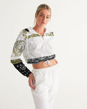 Load image into Gallery viewer, Superhero Society street wear edition 7 Women&#39;s Cropped Windbreaker
