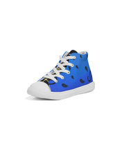 Load image into Gallery viewer, Superhero Society OG Classic Blue Night Kids Hightop Canvas Shoe
