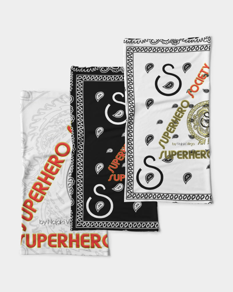 Superhero Society street wear spring edition Neck Gaiter Set