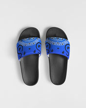 Load image into Gallery viewer, Superhero Society Blue Night Men&#39;s Slide Sandal
