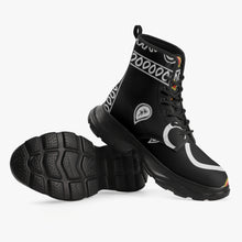 Load image into Gallery viewer, Superhero Society Leather Chunky Boots
