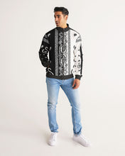 Load image into Gallery viewer, Superhero Society street wear spring edition Men&#39;s Stripe-Sleeve Track Jacket
