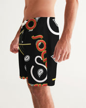 Load image into Gallery viewer, Superhero Society OG Classic Black Men&#39;s Swim Trunk
