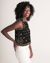 Load image into Gallery viewer, Superhero Society OG Classic Broadway Brown Women&#39;s Cropped Tank
