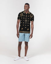 Load image into Gallery viewer, Superhero Society OG Classic Broadway Brown Men's Slim Fit Short Sleeve Polo
