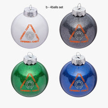 Load image into Gallery viewer, Superhero Society Holiday Luxury Christmas 4 Balls Set Ornaments
