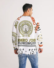 Load image into Gallery viewer, Superhero Society street wear edition white logo Men&#39;s Long Sleeve Tee
