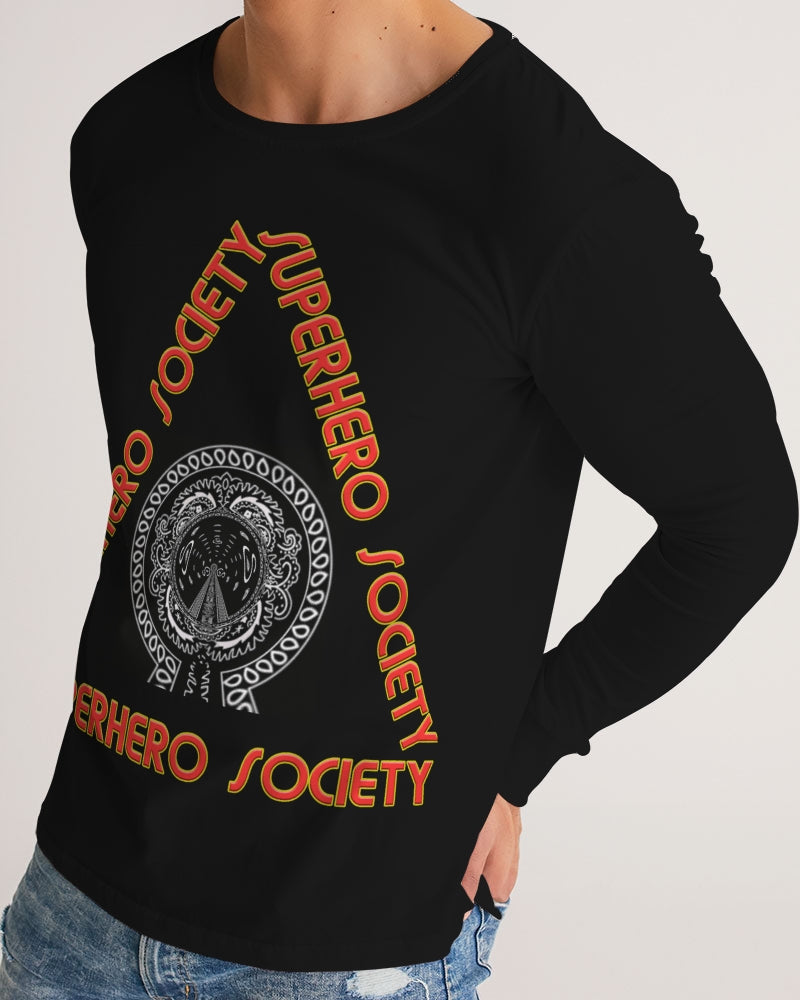 Superhero Society Classic Black Long Sleeve Tee