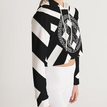 Load image into Gallery viewer, Superhero Society X-Hero Women&#39;s Cropped Hoodie
