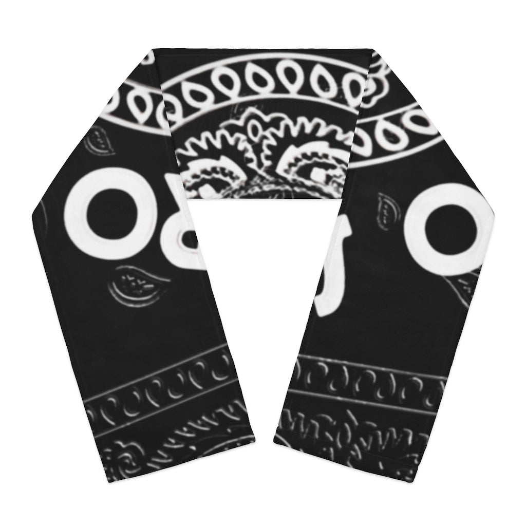 Superhero Society Black Winter Scarf