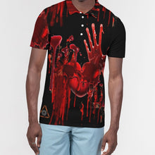 Load image into Gallery viewer, Superhero Society Spooky Love Men&#39;s Slim Fit Short Sleeve Polo
