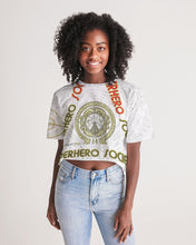 Load image into Gallery viewer, Superhero Society street wear spring edition Women&#39;s Lounge Cropped Tee
