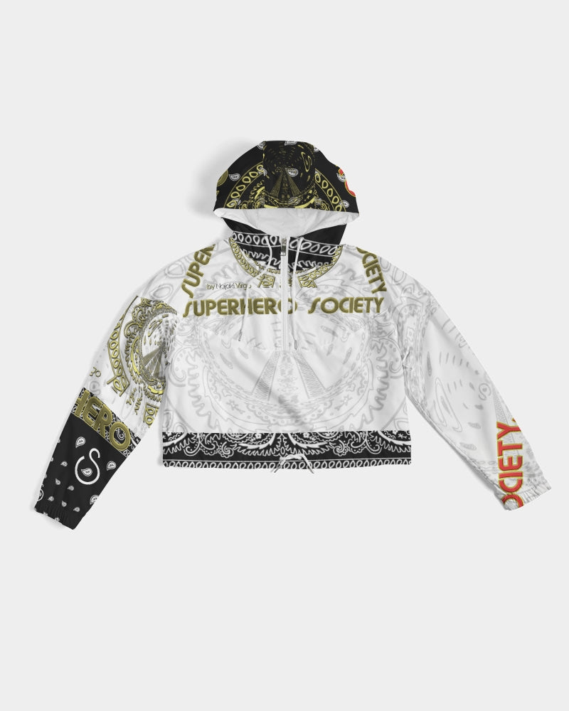 Superhero Society street wear edition 7 Women's Cropped Windbreaker
