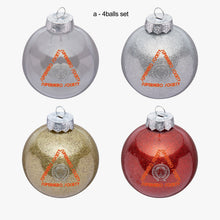 Load image into Gallery viewer, Superhero Society Holiday Luxury Christmas 4 Balls Set Ornaments
