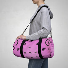 Load image into Gallery viewer, Superhero Society Jazzmen Pink Duffel Bag
