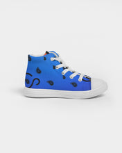 Load image into Gallery viewer, Superhero Society OG Classic Blue Night Kids Hightop Canvas Shoe
