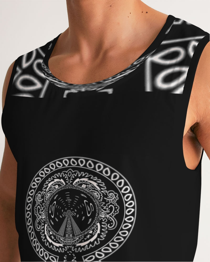 Superhero Society Black Shield Men's Sports Tank