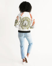 Load image into Gallery viewer, Superhero Society street wear spring edition Women&#39;s Bomber Jacket

