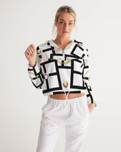 Load image into Gallery viewer, Superhero Society Imperial  Women&#39;s Cropped Windbreaker
