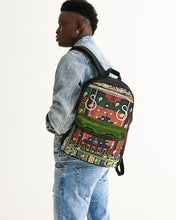 Load image into Gallery viewer, Superhero Society Culture Block Small Canvas Backpack
