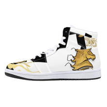 Load image into Gallery viewer, S Society Imperial Gold London High-Top  Leather Sneakers
