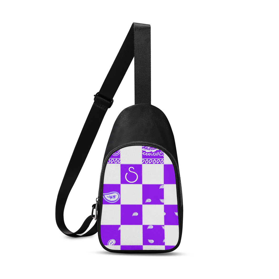 Superhero Society Purple Diamond Chest Bag