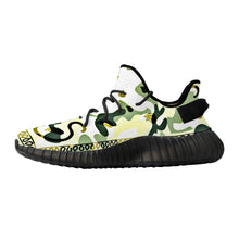 Load image into Gallery viewer, Superhero Society Lazy Green Camouflage Runner Sneaker - Black
