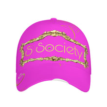 Load image into Gallery viewer, S Society Pink Fame &amp; Fortune Curved Brim Baseball Cap
