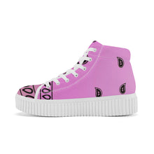 Load image into Gallery viewer, Superhero Society Jazzmen Pink Women&#39;s High Top Platform Shoes
