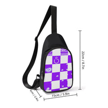 Load image into Gallery viewer, Superhero Society Purple Diamond Chest Bag
