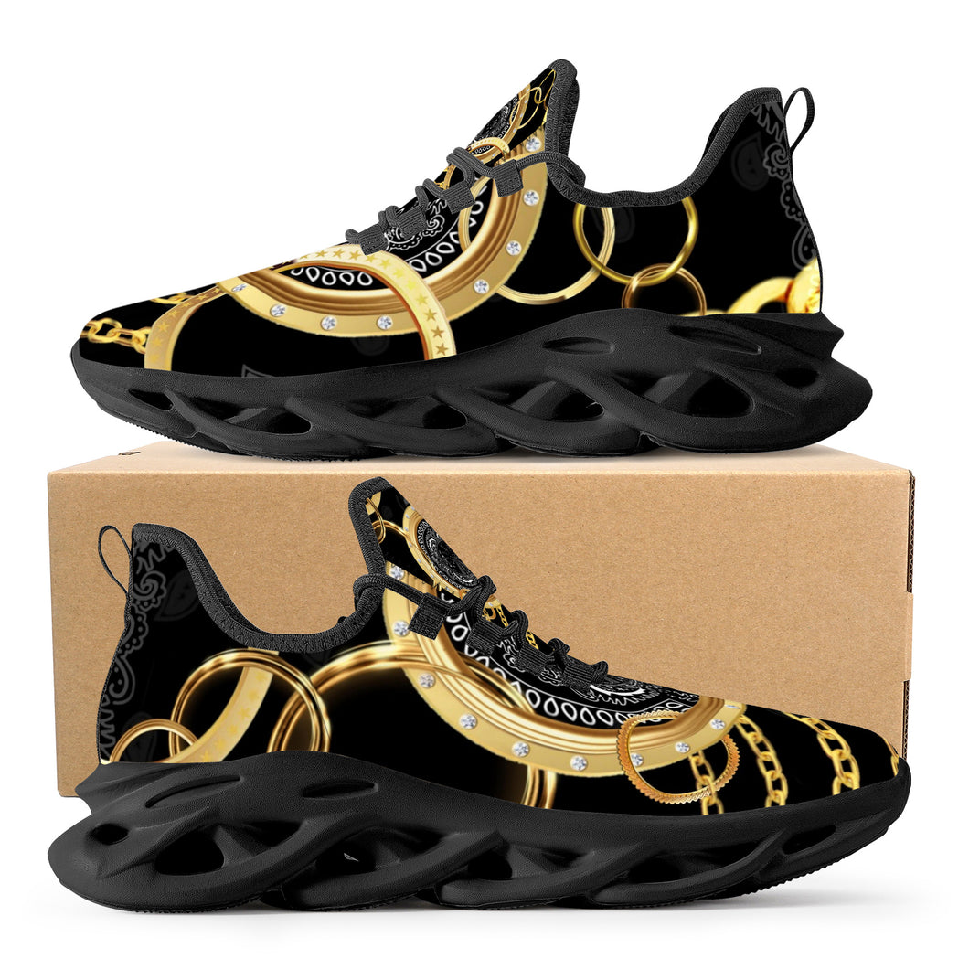 S Society Gold Tears Flex Sneaker - Black