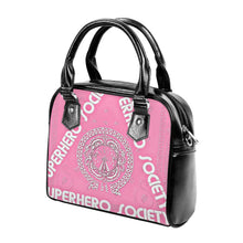 Load image into Gallery viewer, Superhero Society Girly Girl Pink Shoulder Handbag
