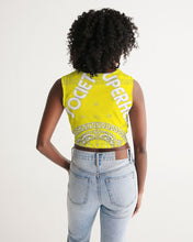 Load image into Gallery viewer, Superhero Society Moody Gold-tone Women&#39;s Twist-Front Tank
