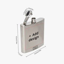 Load image into Gallery viewer, S Society 6oz Stainless Steel  Classic Flask
