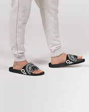 Load image into Gallery viewer, Superhero Society Black/White Twin Men&#39;s Slide Sandal
