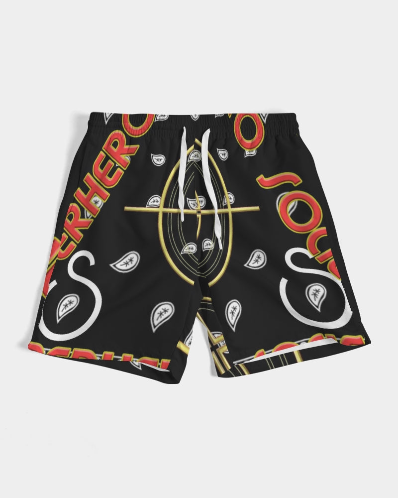 Superhero Society OG Classic Black Men's Swim Trunk