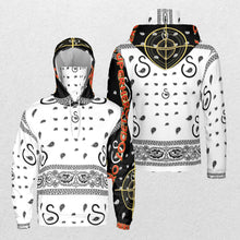 Load image into Gallery viewer, superhero Society OG WhiteBandana Hoodie
