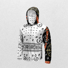 Load image into Gallery viewer, superhero Society OG WhiteBandana Hoodie
