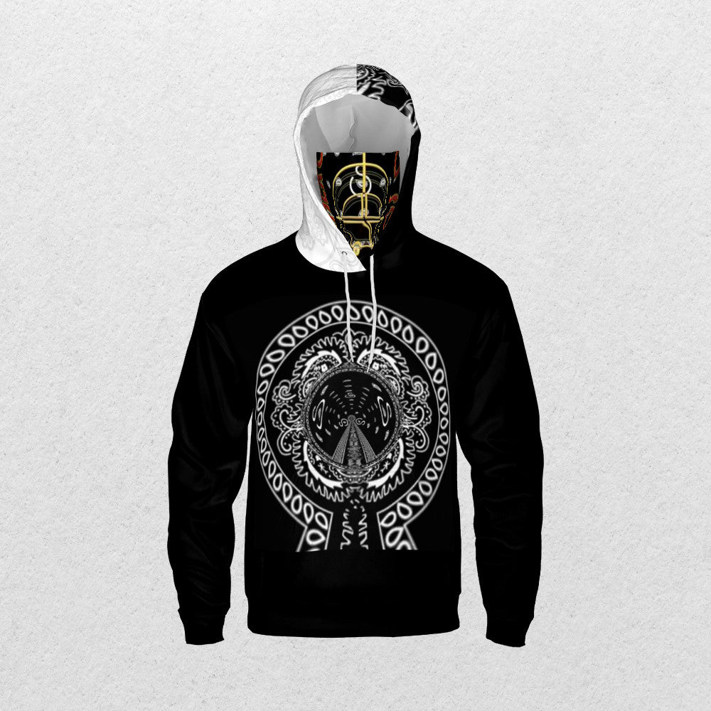 Superhero Society OG Classic Black Shield Mask Hoodie