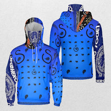 Load image into Gallery viewer, Superhero Society OG Classic Blue Night Mask Hoodie
